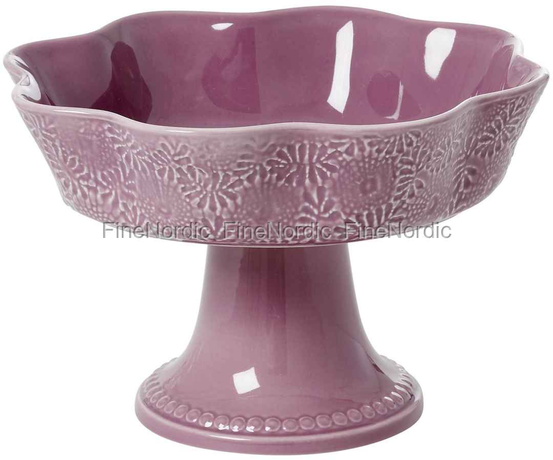 Rice Keramik  Sk l Embossed  Stoneware Fruit Bowl i M rk 