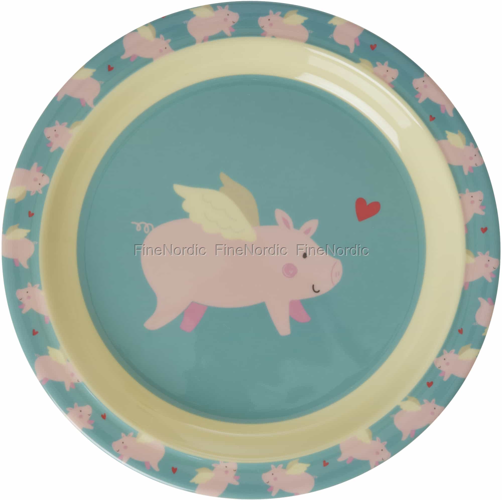 Rice Melamin Flying Pig