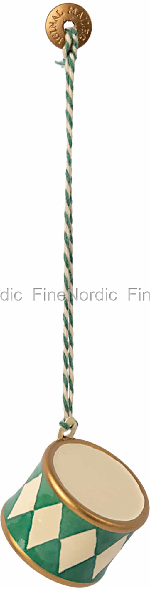 Maileg Ornament - Ornament Julepynt Stof Tromme i Rød main image 0