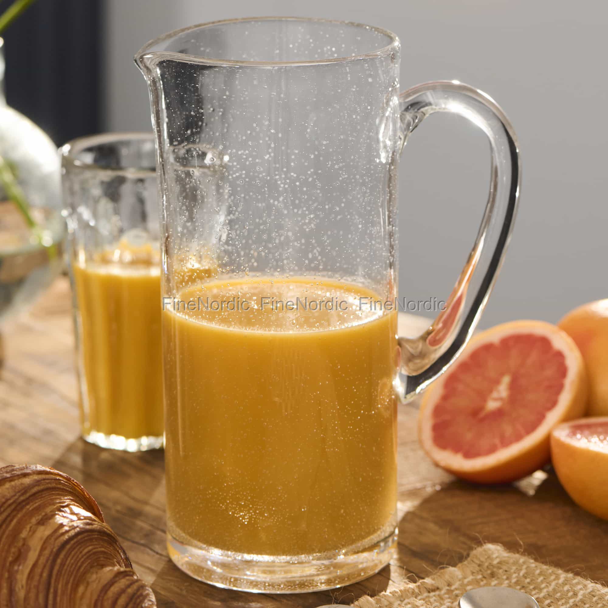 Ib Laursen Kande Klart glas med Bobler 1,3 Liter