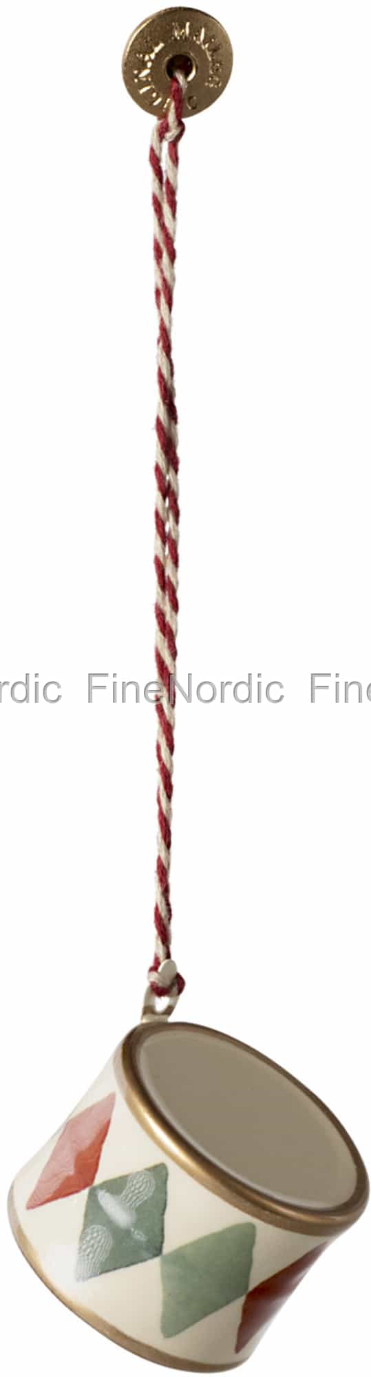 Maileg Ornament - Ornament Julepynt Stof Tromme i Blå main image 0