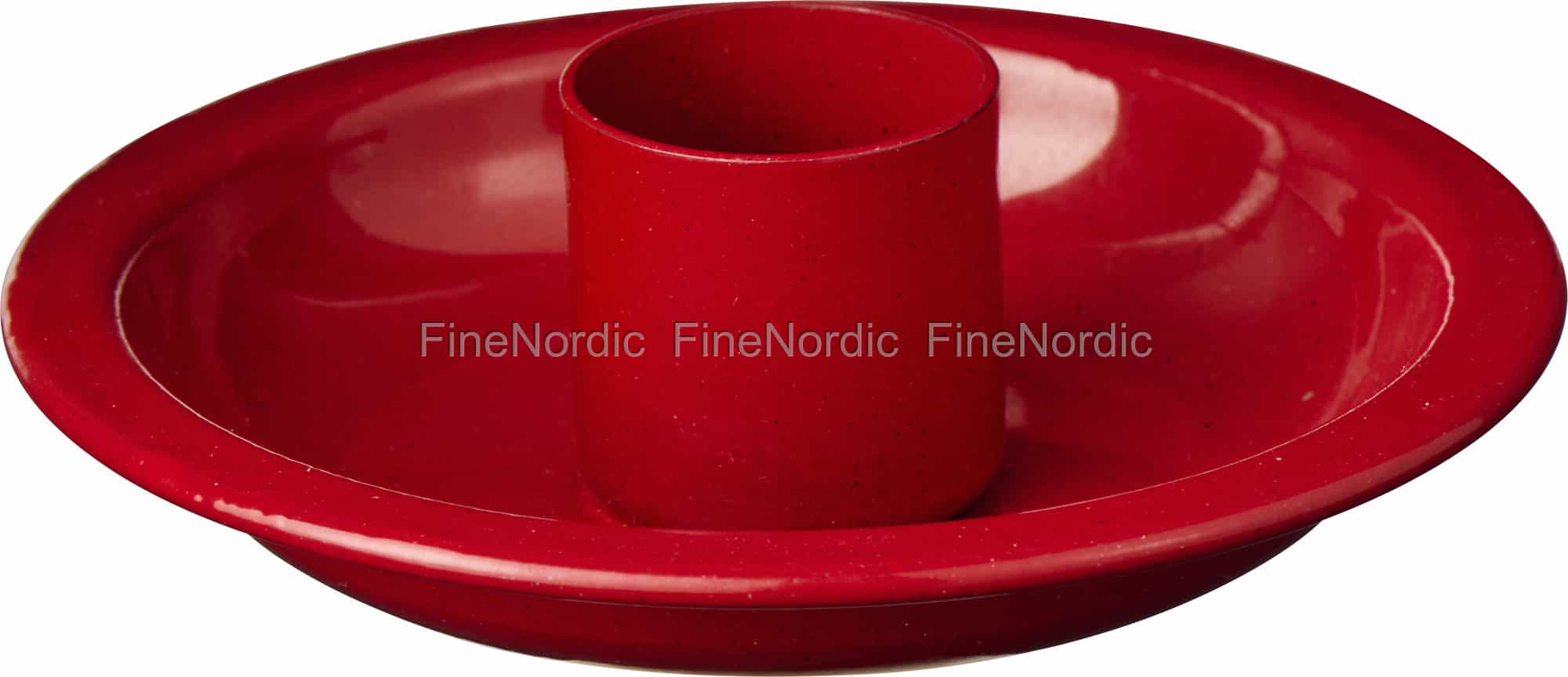 Lysestage - til 2,2 cm lys - Rød | Ib Laursen