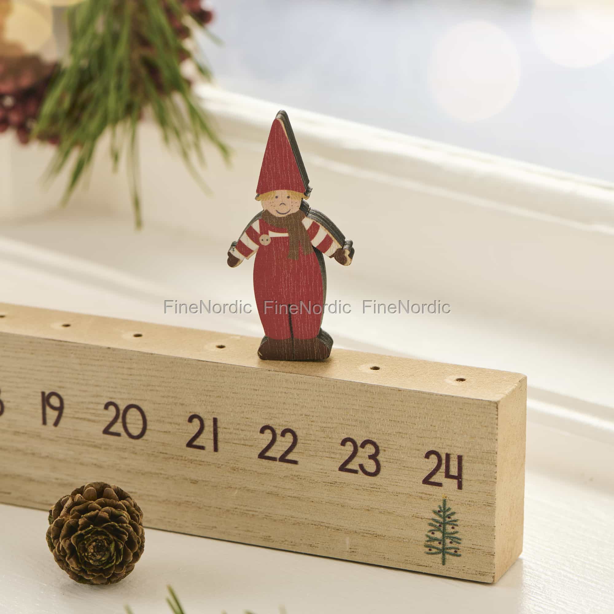 IB Laursen Julekalender - Julekalender 1-24 Med Gående Nisse